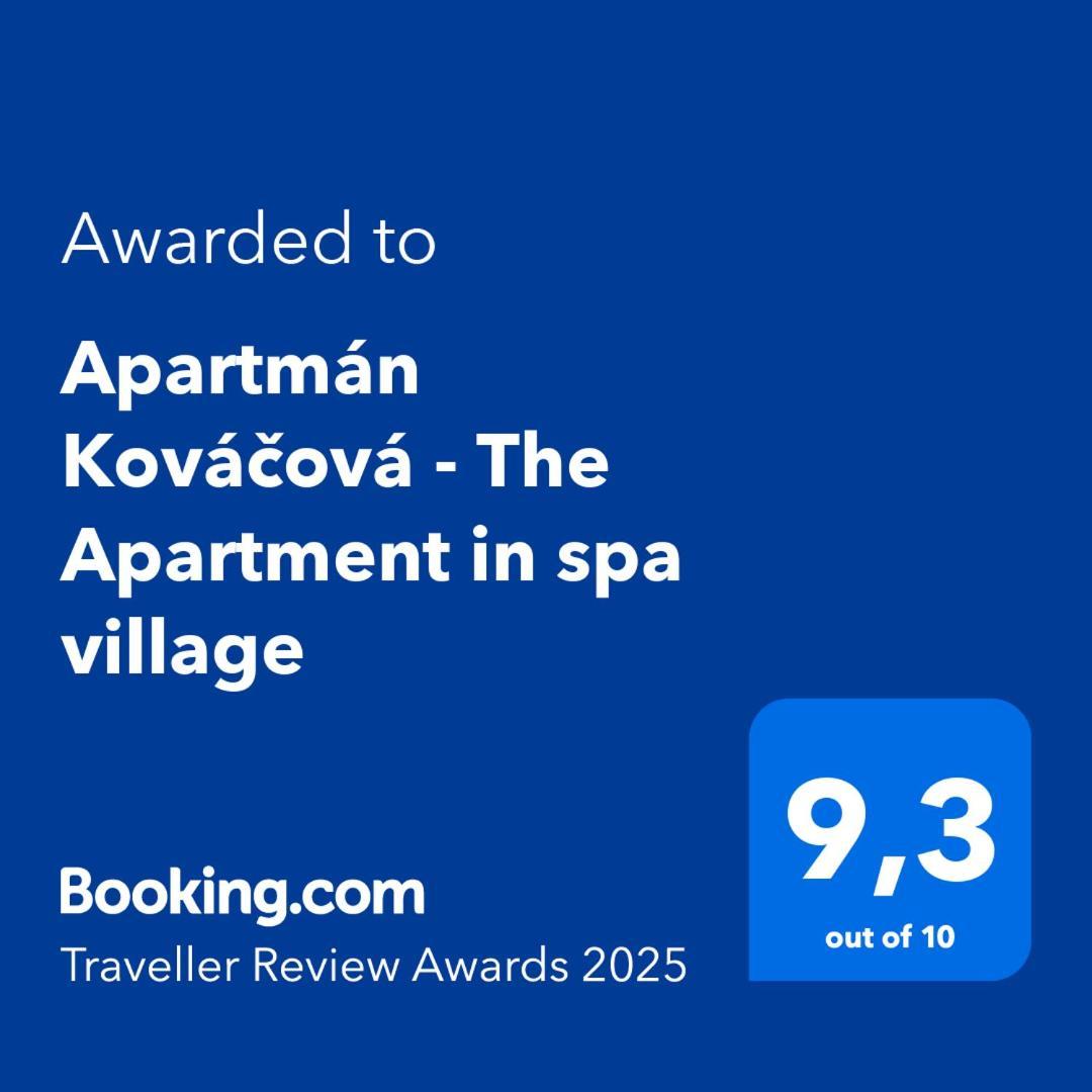 Apartman Kovacova - The Apartment In Spa Village Экстерьер фото